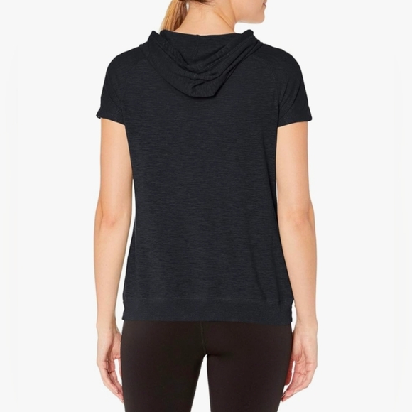 Gramicci Ziggy Short Sleeve Hemp Blend Hoodie Size Large In Faded Black - Picture 2 of 11